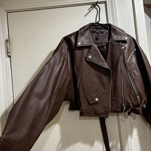 Forever 21 Chocolate Brown Jacket (oversized fit)